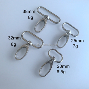 Vente en gros d'usine, mousqueton de 16 à 50 mm pour sac à main, <span class=keywords><strong>fermoir</strong></span> de sac, <span class=keywords><strong>fermoir</strong></span> <span class=keywords><strong>pivotant</strong></span> à déclenchement - Product Image 4