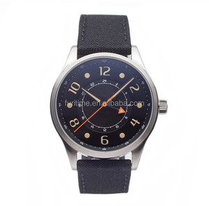 Orologio di Lusso da Uomo Ronda Automatico con Data, Logo OEM, Cassa in Acciaio Inox, GMT <span class=keywords><strong>515</strong></span>, Vetro Zaffiro, 40mm, Lancette, Cinturino in Pelle - Product Image 3