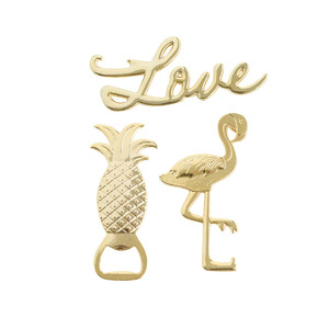Cadeaux personnalisés sur mesure, ouvre-bouteille flamant rose et ananas pour les invités de <span class=keywords><strong>mariage</strong></span> - Product Image 2