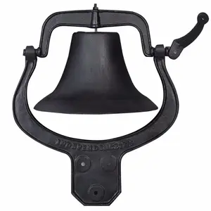 Outdoor Church School Vintage Style Large Antique Cast Iron Bell