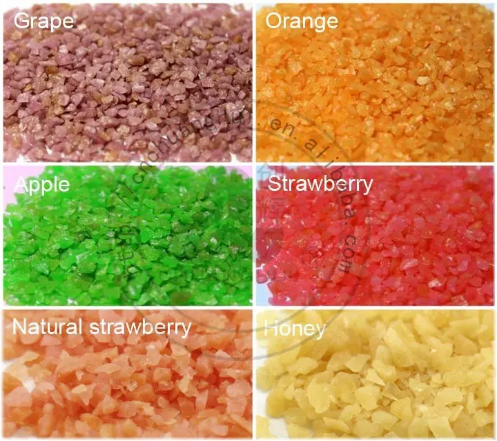 Candied Fruits Wholesale Candy Factory Assorted Fruit Flavour Popping Candy In Bulk