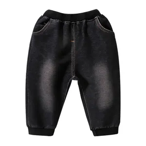 Jeans comodi del bambino nero e blu colori pantaloni del bambino del commercio all'ingrosso pantaloni casual