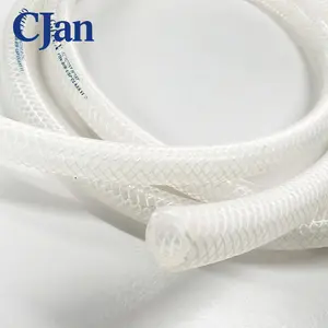 CJFLEX Rõ Ràng Thực Phẩm An Toàn Silicone Hose Linh Hoạt Braided Hose Linh Hoạt Mềm Silicone Hose