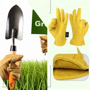 Guanti da pilota di grado AB all'ingrosso guanti da lavoro di sicurezza in pelle di vacchetta invernale prezzo - Product Image 4