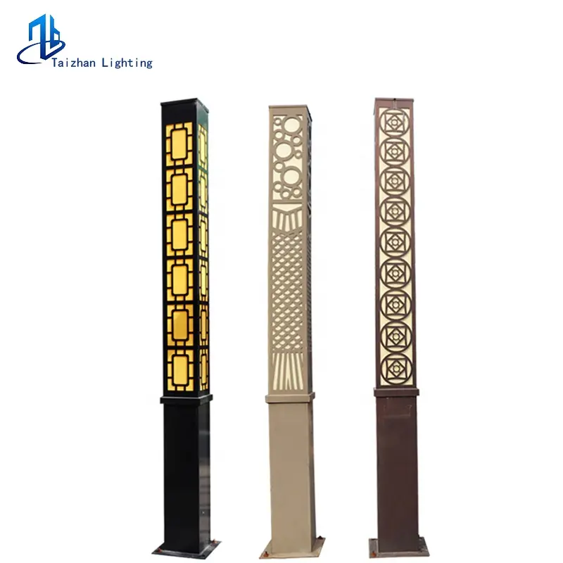 LED Lampu Outdoor Landscape Park Halaman Lampu Taman Bollard Lampu Menggunakan untuk Villa Jalan Peta Jalur Lampu Fixture