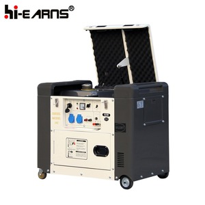 Hiarns générateur diesel de haute qualité 7KVA 8KVA silencieux 192 moteur à couvercle ouvert - Product Image 2