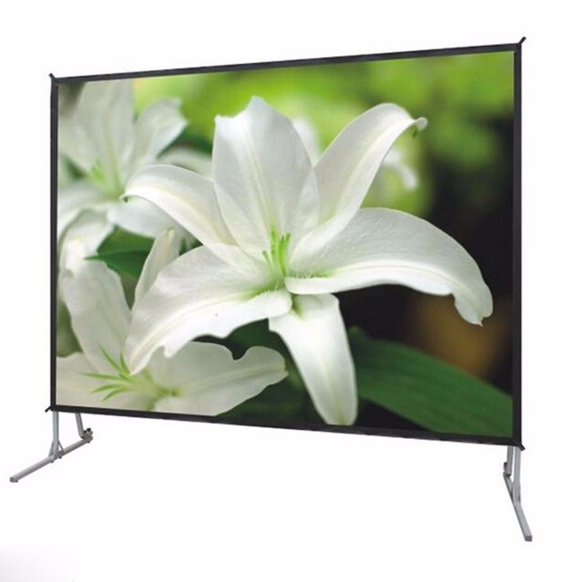 Fast Fold Projector Screen Projection Screen With 100" to 500" Size 300 Inch Best Price for Large Venue Projector 3 Years Frame