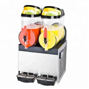 OEM dubbele kom plastic kom ijs sap slush machine koud drinken dispenser