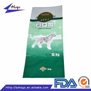 Emballage Side Gousset Plastique Jetables Autoporteurs Pour Chien Sac Alimentaire Avec Ziplock /. - Product Image 1