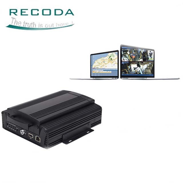 High Quality 720P AHD Mobile DVR 4Ch HDD Vehicle Car DVR With Free CMS Software