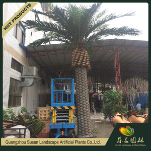 datileras artificiales <span class=keywords><strong>de</strong></span> hoja perenne grande decorativo <span class=keywords><strong>de</strong></span> <span class=keywords><strong>interior</strong></span> al aire libre para el restaurante del aeropuerto jardín - Product Image 6