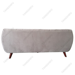 2017 नव विकसित कमरे में रहने वाले वेबस्टर असबाबवाला प्लेटिनम मखमल मध्य सदी के सोफे - Product Image 4
