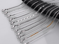 Personnalisé en gros en vrac plaqué or mode hommes 304 316 acier inoxydable Long serpent lien boule boîte torsion chaîne bijoux collier