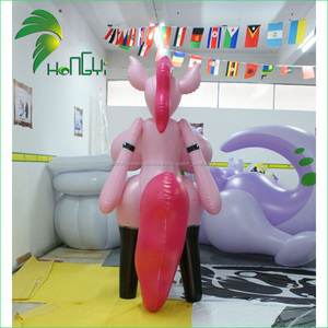 2 metros de altura inflable personalizado sexy tetas grandes de <span class=keywords><strong>la</strong></span> muchacha del cerdo / inflable juguete de cerdo - Product Image 5