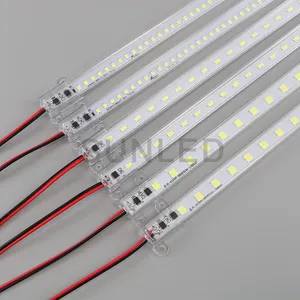 Yüksek Kaliteli AC 220 V Süper Parlak SMD 2835 4014 5050 5630 LED şerit aydınlatma çubuğu Işık Reklam Aydınlatması Için