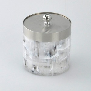 New Ideas Poly Black Round <b>Cotton</b> Ball <b>Swab</b> Holder - Product Image 2