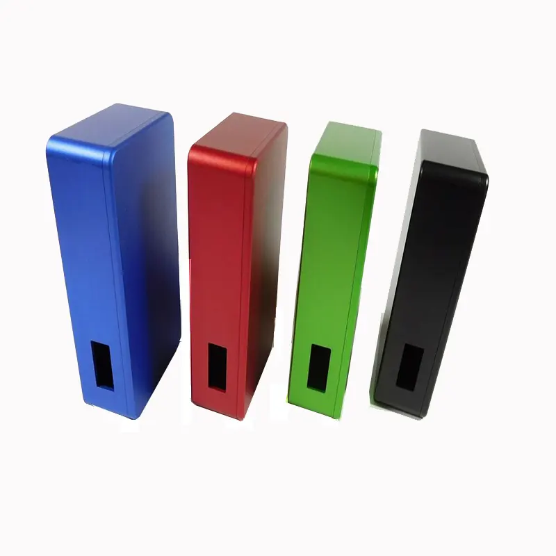 Custom Precision Cnc Machine Electronic Box Mod Anodized 6061 Aluminum Enclosure