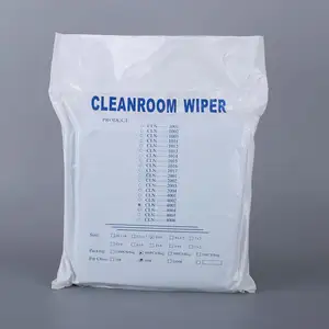 Industrial Wipe 9 Inches Lint Free Industrial Use Cleanroom Polyester Wipes For Devices Cleaning