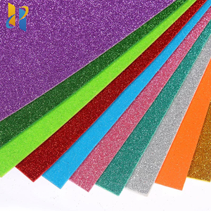 Feuille de mousse <span class=keywords><strong>EVA</strong></span> pailletée en <span class=keywords><strong>EVA</strong></span>, entièrement adhésive, de couleur A4 - Product Image 3