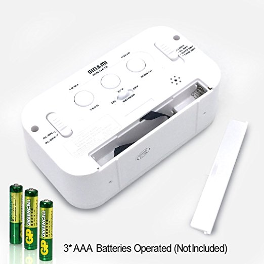 Zogift 2018 <span class=keywords><strong>Amazon</strong></span> Snooze Light Large ÉCRAN LCD Affichage Numérique Alarme Horloge - Product Image 2