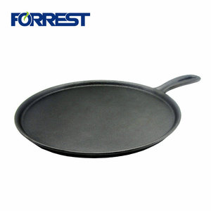 Pre-Dày Dạn Đúc Sắt Bánh Pizza Bánh Pizza Pan Đúc Sắt Dosa Roti Tawa Vòng Đúc Sắt Phẳng Vỉ Nướng - Product Image 6