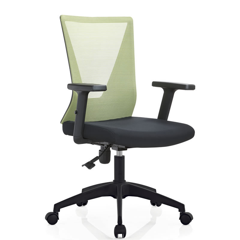 Mid mesh back white elevator computer office chair for offices