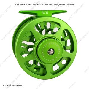 Mejor Valor CNC grande de aluminio de arbor trucha de agua dulce matt mosca verde carrete de pesca (CNC-I-FLK)(B05) - Product Image 1