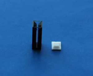 0.35Ml 0.7Ml 1.05Ml 1.4Ml 1.75Ml Kamervolume Semi Micro Zwarte Muur Kwarts Cuvette - Product Image 2