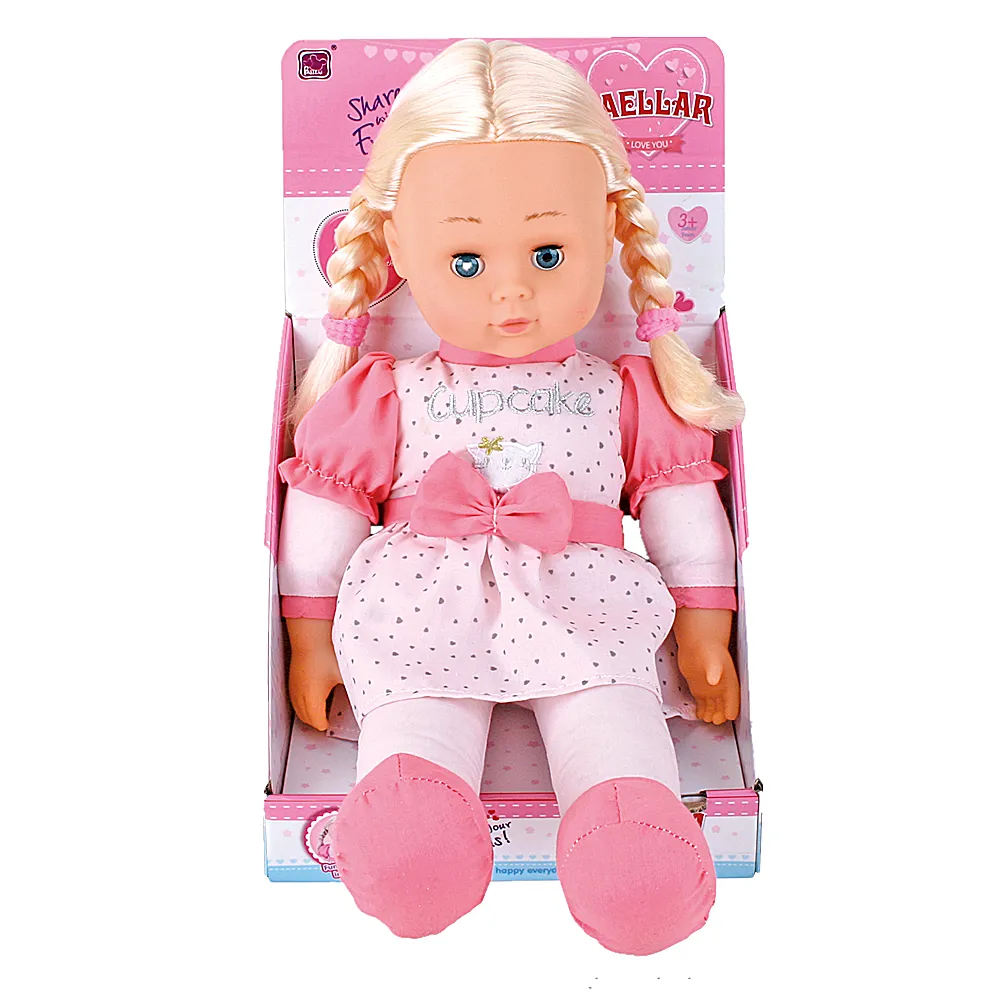 Muñeca de trapo Reborn para niñas, juguete suave, nuevo diseño, 2018