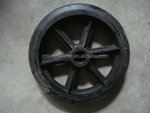 8 pouces en caoutchouc solide <span class=keywords><strong>roues</strong></span> pour chariot de golf, chariot, chariot de jardin 8x1. 75 - Product Image 5