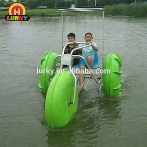Sepeda Air Roda Tiga untuk Hiburan Keluarga, Olahraga Air, dengan 3 Roda Besar, Rak Aluminium Tahan Air, Dijual - Product Image 5