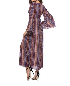 2022 Plus Size Boho Bohemian tunica abiti Casual lunghi Maxi abiti di grandi dimensioni <span class=keywords><strong>abbigliamento</strong></span> donna di grandi dimensioni - Product Image 2