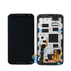 Tampilan Layar untuk Motorola MOTO X2 LCD X + 1 XT1092 XT1095 XT1096 XT109 dengan Touch Digitizer dengan Bingkai Perakitan