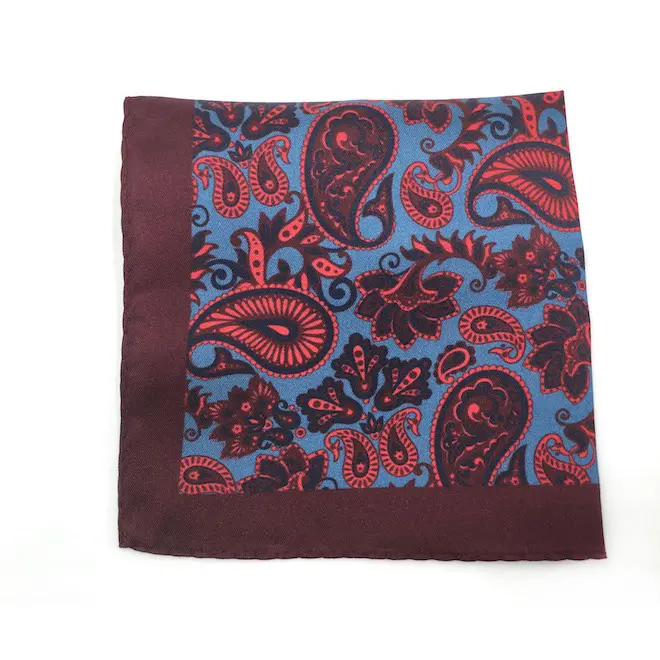 Мужской Карманный квадратный платок ручной работы из 100% шелка с цифровой печатью под заказ