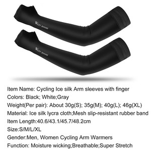 Joying — manches de bras de vélo en tissu glacé, confortables, à haute élasticité, Bandage en maille respirant, Protection contre les UV, en Lycra, nouvelle collection - Product Image 4