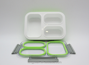 Hot Sale Kids Bento Lunch <strong>Box</strong> Microwave Safe 3 Compartments Food <strong>Storage</strong> Container <strong>Box</strong> Sandwich <strong>Camping</strong> <strong>Box</strong> - Product Image 4