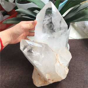 Bán Mẫu Vật Tinh Thể Thạch Anh Trong Suốt Lớn Tự Nhiên Tinh Thể Cụm Điểm Tinh Thể - Product Image 4