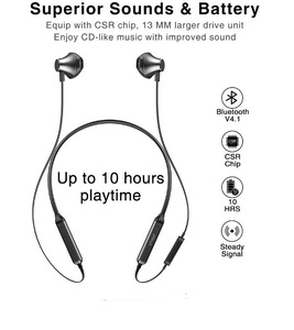Cuffie Sportive Wireless Picun H12 IPX5 Impermeabili con Design Magnetico a Fascia per Collo, Auricolari Sportivi per Musica su <span class=keywords><strong>iPhone</strong></span> - Product Image 2