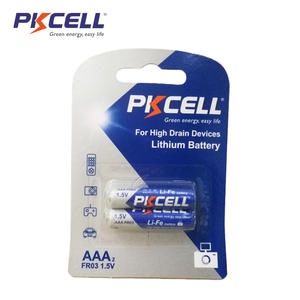 Li-FeS2 수명 배터리 비 충전식 1.5v aaa 크기 fr03 리튬 배터리 - Product Image 2