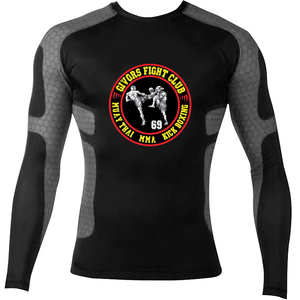 Tùy chỉnh Rashguard cho Người Đàn Ông Chiến Đấu Câu Lạc Bộ Đấm Bốc Thể Hình Phát Ban bảo vệ In Ấn Của Bạn Logo Nhanh Chóng Khô Phù Hợp Với Yoga Áo Sơ Mi Chạy Hàng Đầu - Product Image 3