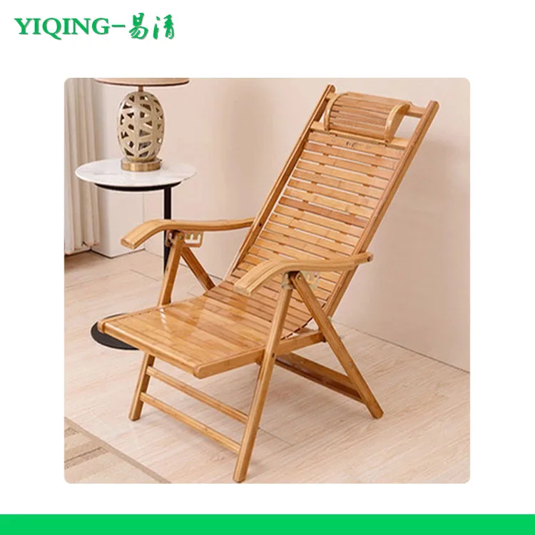 Новый портативный складной пляжный стул для отдыха на открытом воздухе из бамбукового дерева