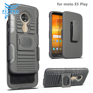 <span class=keywords><strong>Shell</strong></span> anillo Kickstand cinturón Clip Holster funda de teléfono para Moto <span class=keywords><strong>E5</strong></span> juego - Product Image 3