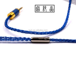 โลหะผสมทองแดงเงิน (spcuag) อัพเกรดสายลิตซ์พร้อมแจ็กเก็ต TPU สีฟ้าน้ำแข็ง/16แกน/0.9มม - Product Image 3