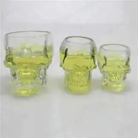 कस्टम खोपड़ी ग्लास कप बड़े खोपड़ी शॉट ग्लास/बीयर मग के लिए थोक
