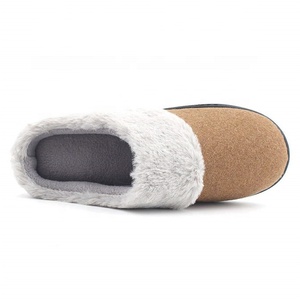 Breathable <strong>Wool</strong> <strong>Womens</strong> <strong>Slipper</strong> Anti-Slip House Shoes Fur <strong>Slippers</strong> - Product Image 3
