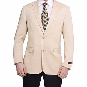 JACKETOWN Men's Modern Fit Two-Button Blazer Suit Separate Jacket/jumper