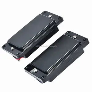 1 set pickup humbucker nero, ponte e collo, h009-bk