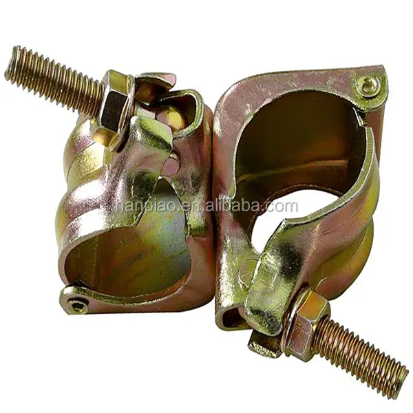 Hot Sale Scaffolding Aluminium Accessories Pressed Fixed and Swivel Clamps for Pipe Scaffold Fastener Coupler for Construction