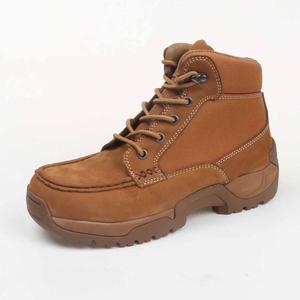 Zapatos de seguridad para trabajo con punta de acero para hombre táctico de cuero genuino a buen precio de alta calidad - Product Image 2
