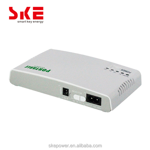 <span class=keywords><strong>Routeur</strong></span> <span class=keywords><strong>WiFi</strong></span> monophasé SKE Mini DC UPS avec batterie lithium-ion 8800 mAh, sortie multiple 12 W, autonomie de plus de <span class=keywords><strong>6</strong></span> heures - Product Image 1